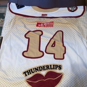 Hockey jersey pant shell and socks size xl